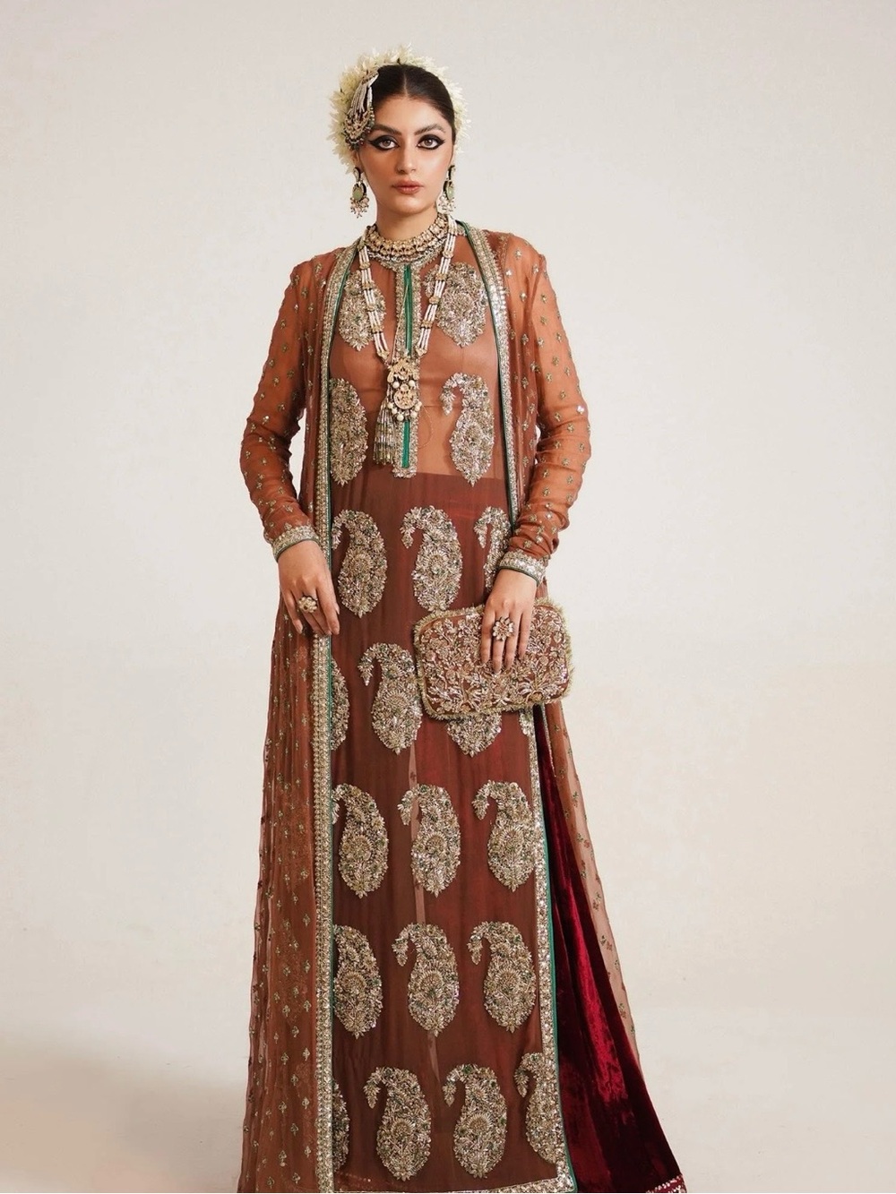 Hussain Rehar “Shamma” Luxury Formal Outfit – Size XL – Preloved